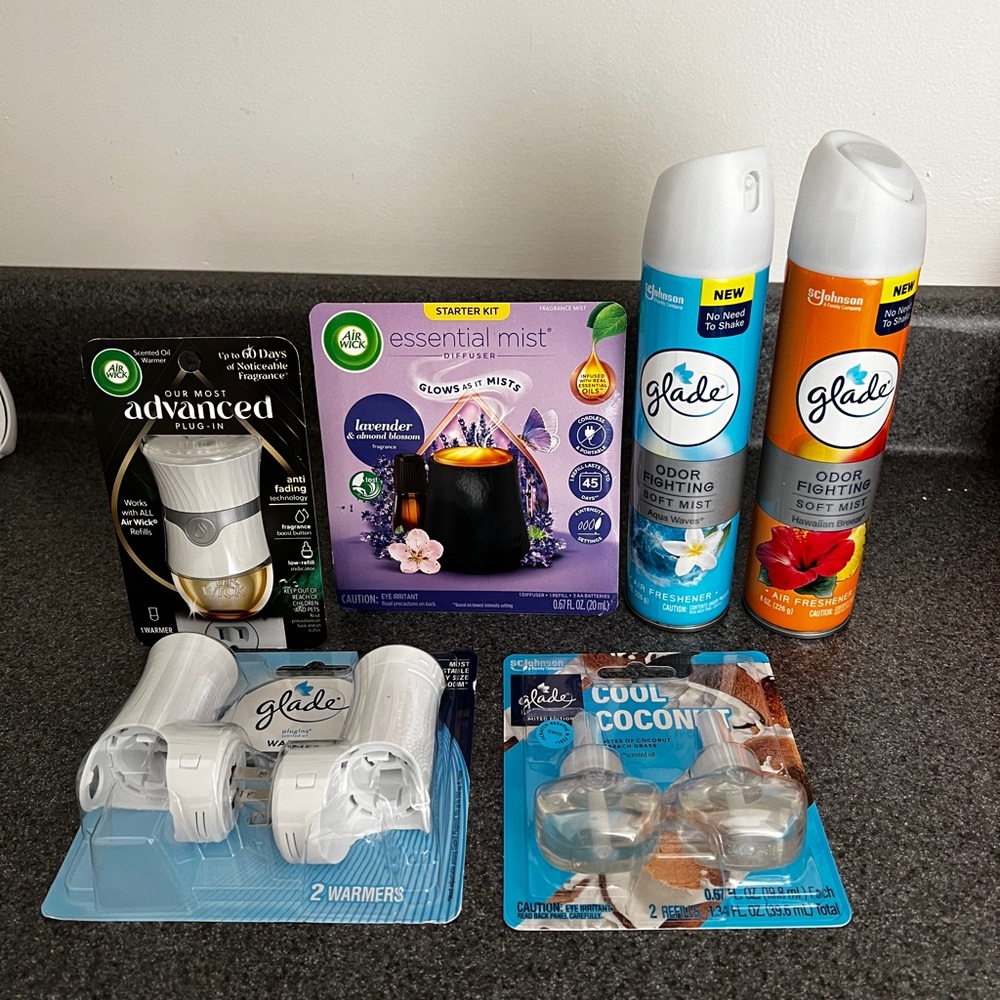 Glade and Air Wick Air Freshener Bundle